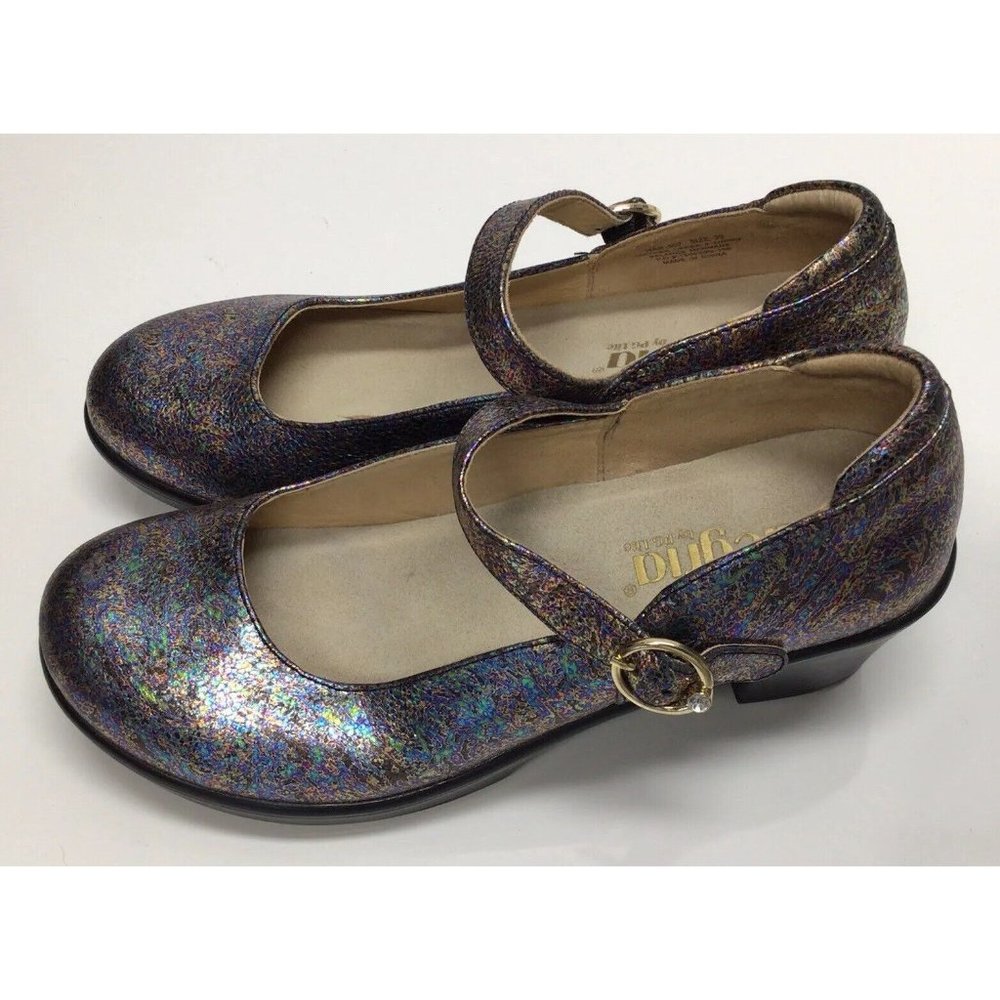 Alegria Harper Spectrum Mary Jane Clogs Shoes Size 39/US 8 1/2-9  LIKE NEW